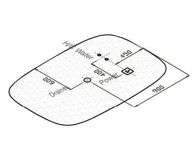 картинка Акриловая ванна Gemy G9539 