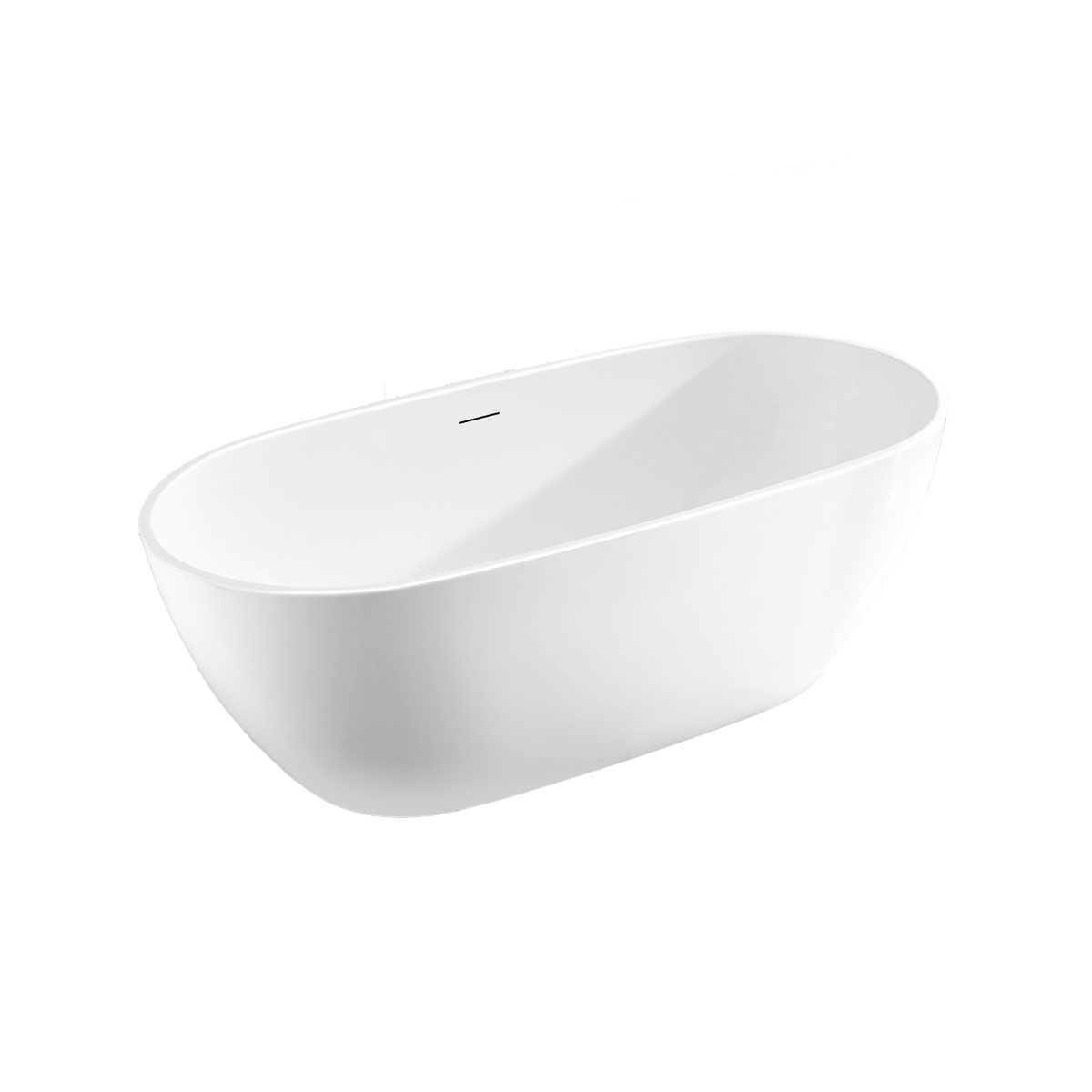 картинка Акриловая ванна Vincea VBT-408-1800, 180х81.5х58, цвет белый, слив-перелив в комплекте, белый 