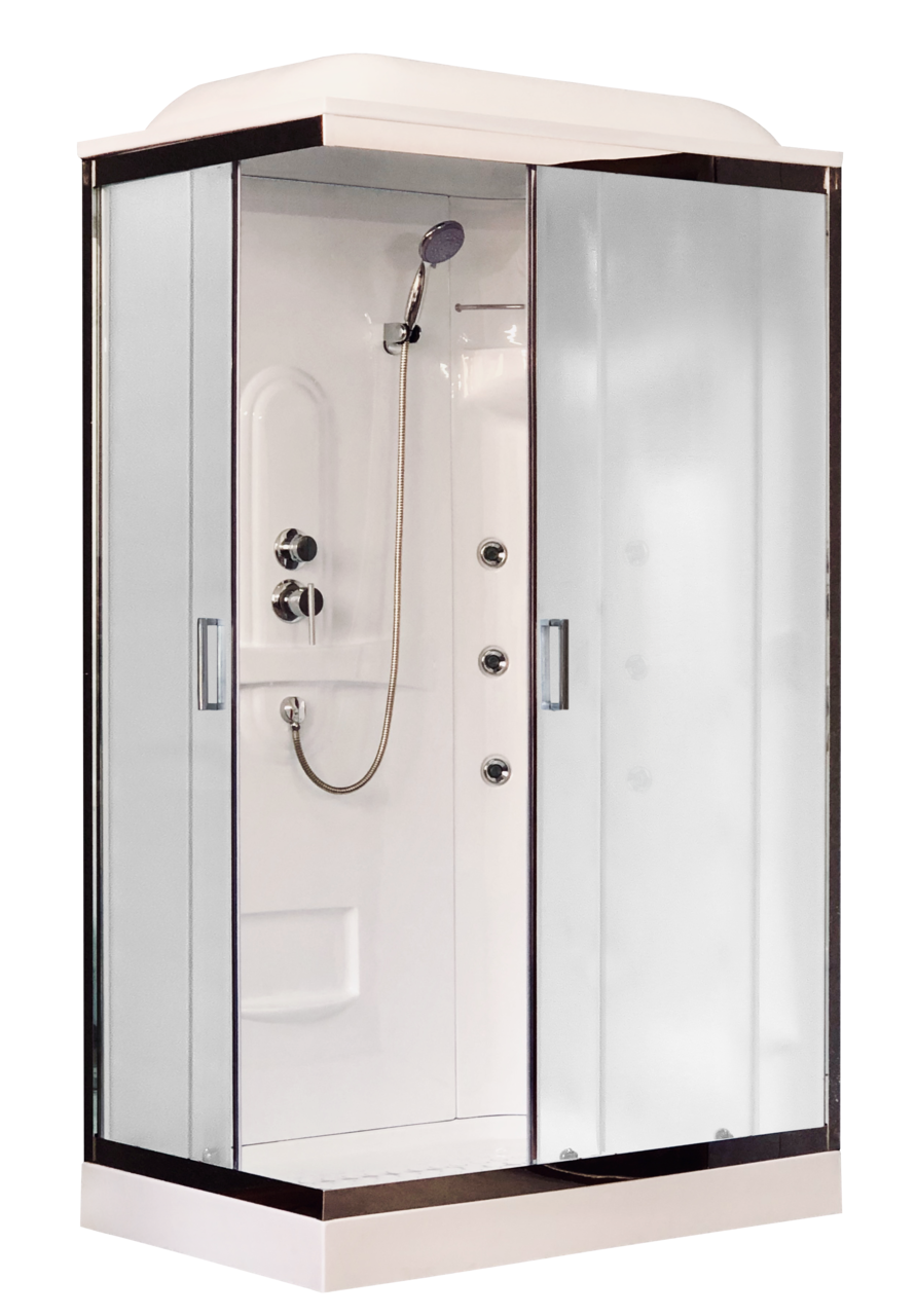 картинка Душевая кабина Royal Bath 8120HP2-M-CH (матовое) правая 120x80x217 