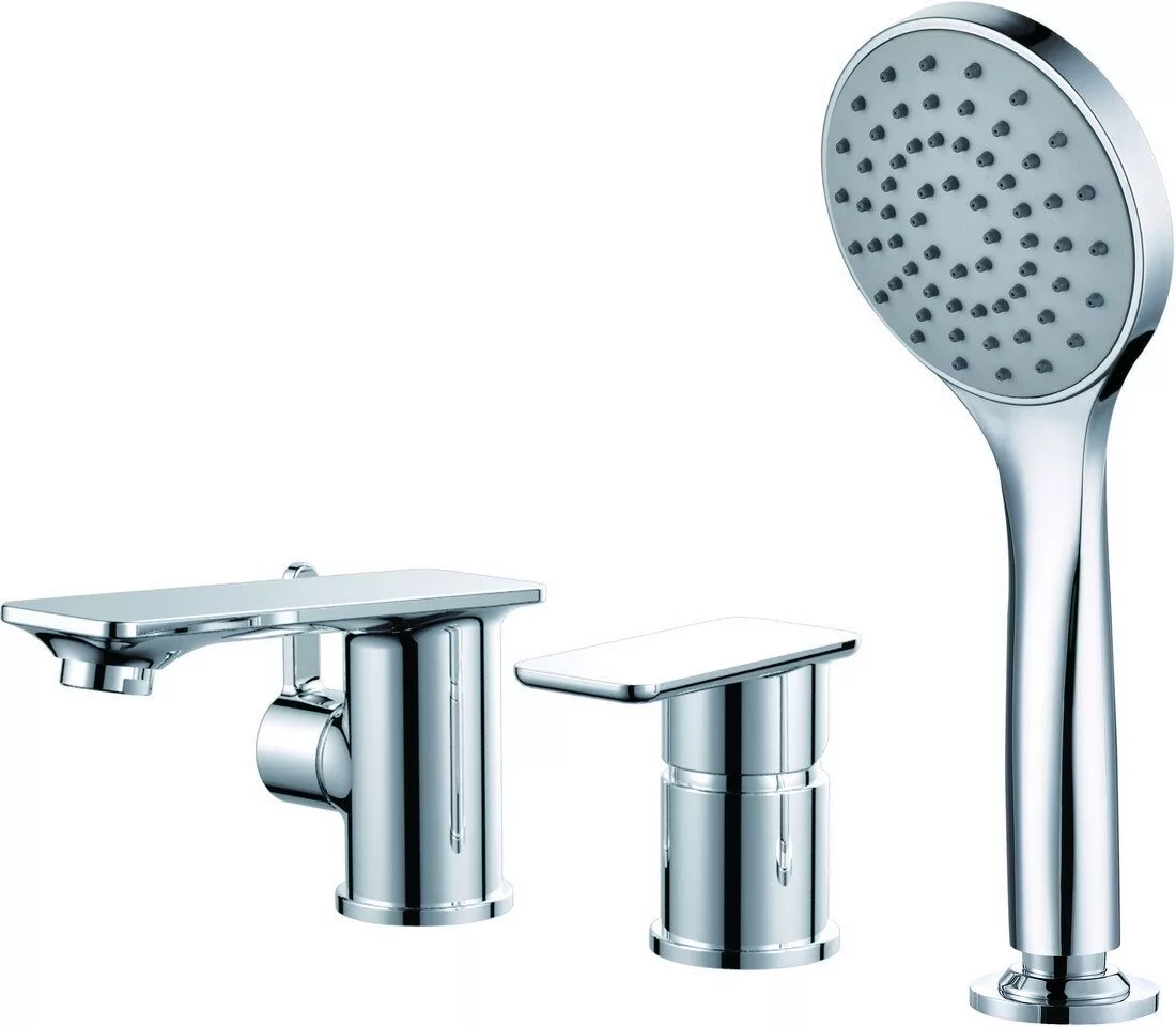 картинка Смеситель одноручный на борт  ванны RUSH Bruny BR4335-333 