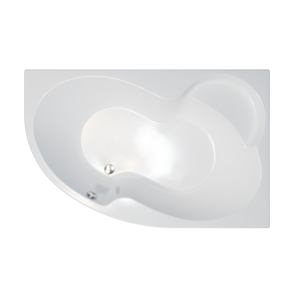 картинка Акриловая ванна Triton Мари 170х110 левая с каркасом и слив-переливом 