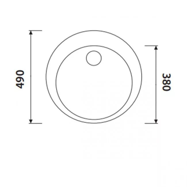 картинка Кухонная мойка KAISER KGM-490 гранит KGM-490-G 