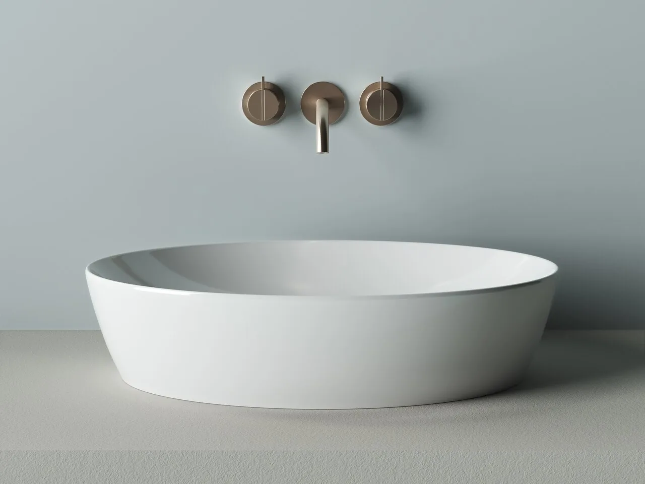 картинка Накладная раковина Ceramicanova Element CN5018 цвет белый 62.5х42 см 