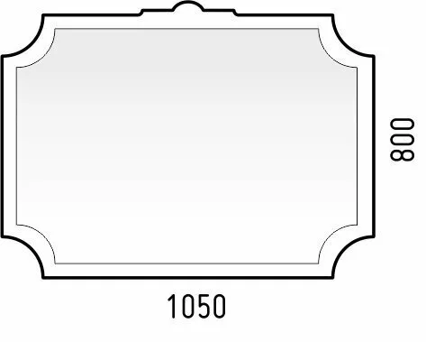 фото Зеркало Corozo Манойр 105 