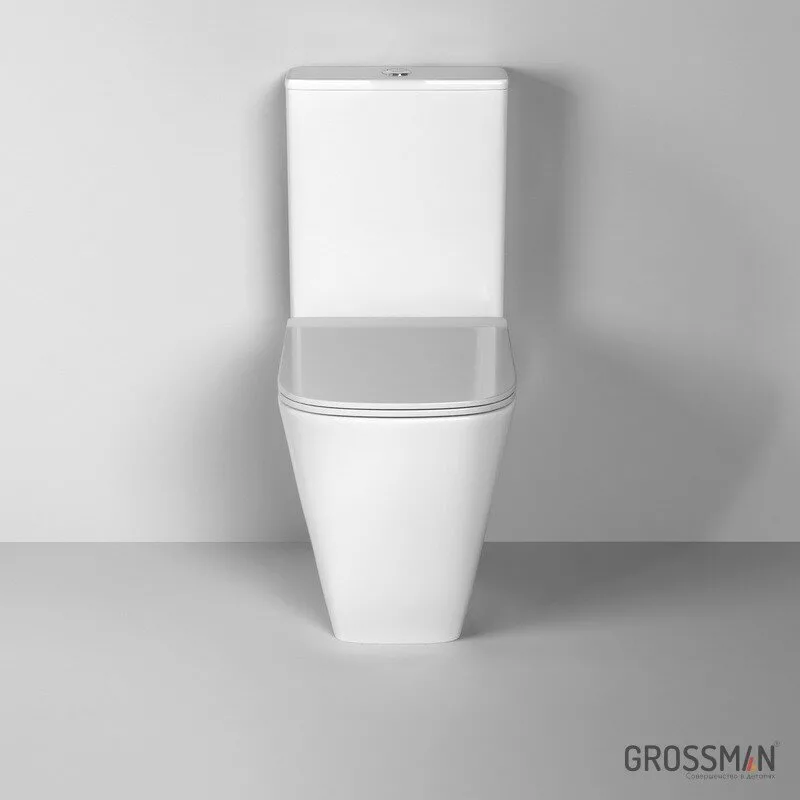 картинка Унитаз-компакт Grossman Style GR-4472S безободковый с высокой чашей 
