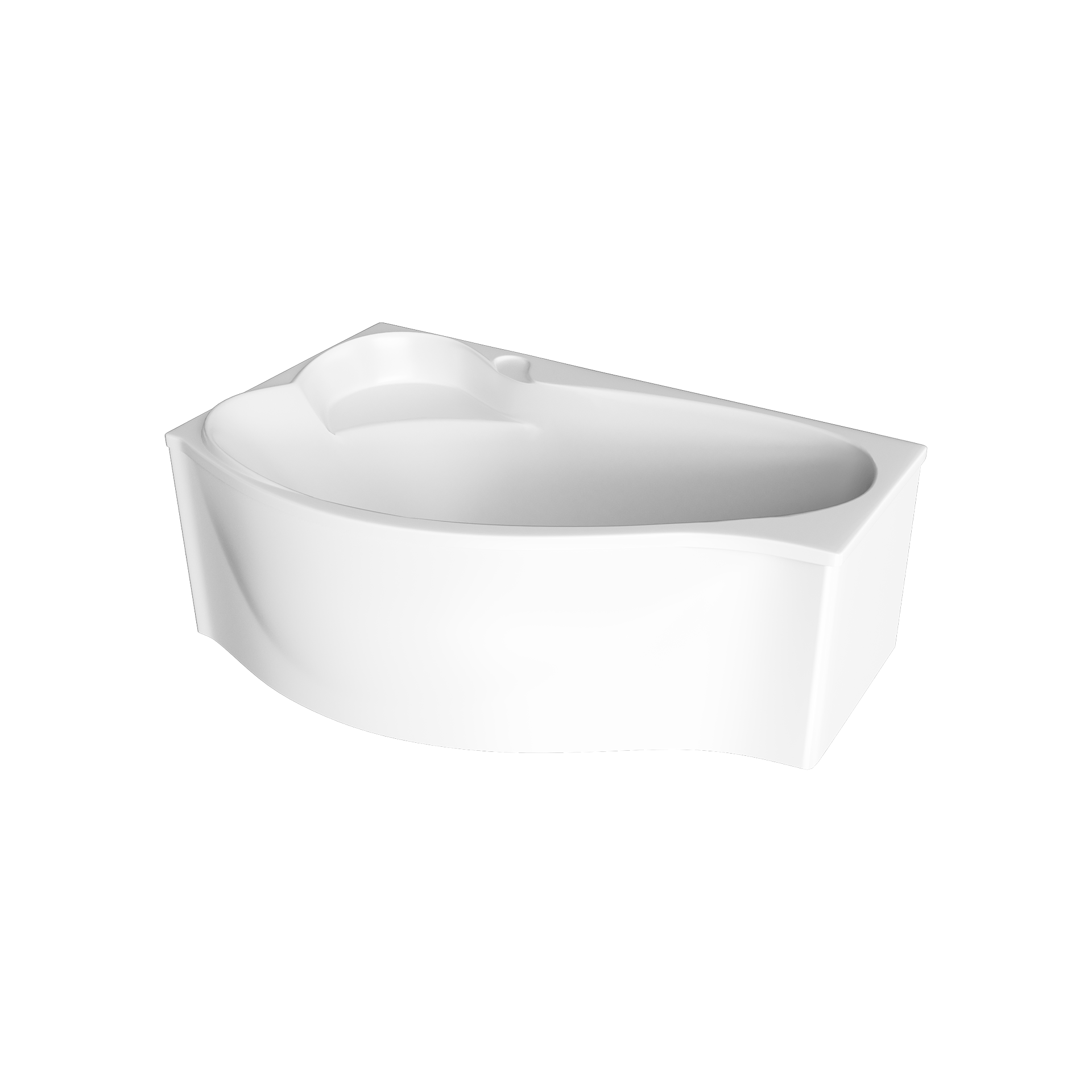 картинка Ванна Marka One GRACIA 150x90 L с каркасом и слив-переливом 