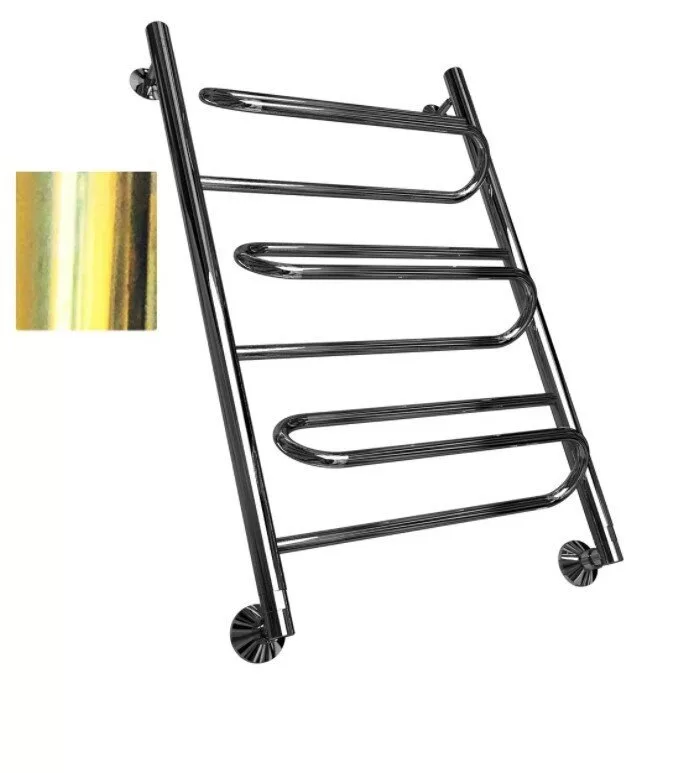 картинка Полотенцесушитель Двин W 100/50 1"-1/2" Универсальный К3, Золотой хром (4627085963523) 