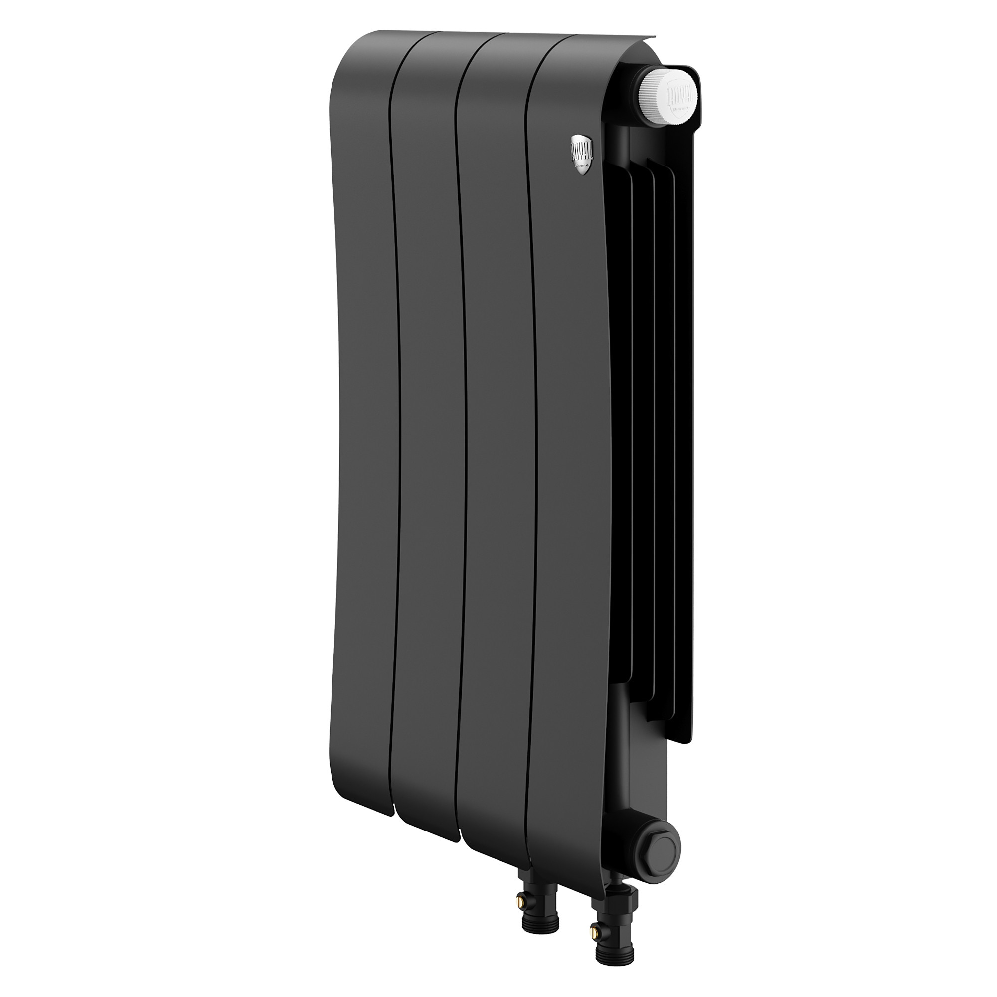 картинка Радиатор биметаллический Royal Thermo Infinity 500 Noir Sable VR80 4 секции 