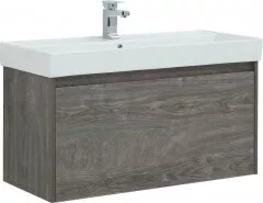 фото Тумба с раковиной Aquanet Nova Lite 100 дуб рошелье (1 ящик) арт. 00245251 