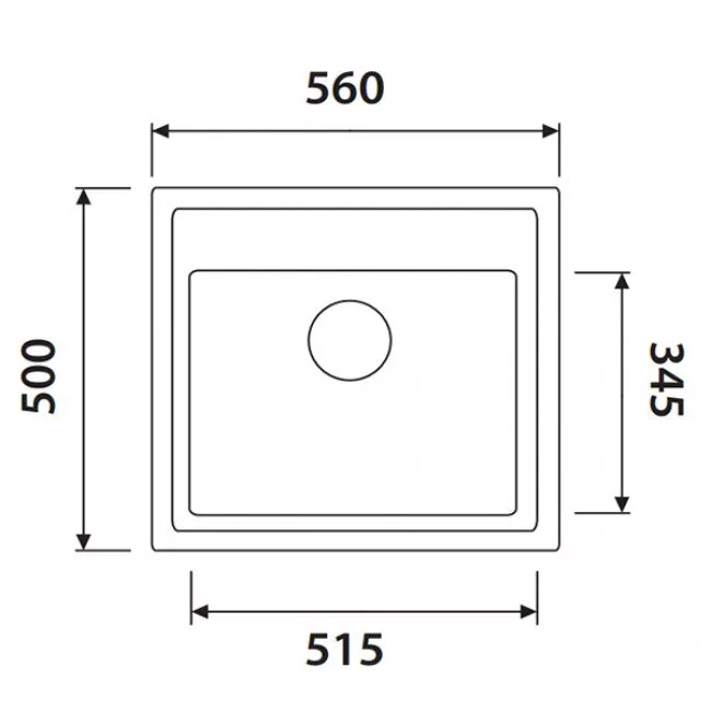 картинка Кухонная мойка KAISER KGM-5750 гранит KGM-5750-SB 