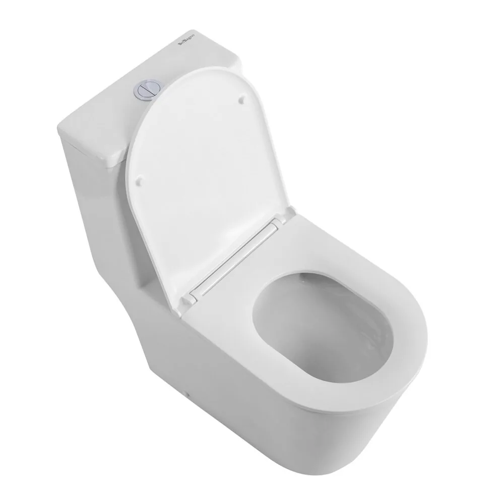 картинка Унитаз-моноблок BelBagno TRE-TOR со смывом Торнадо с сиденьем дюропласт soft close P-trap BB673CP-MN-TOR/SC 