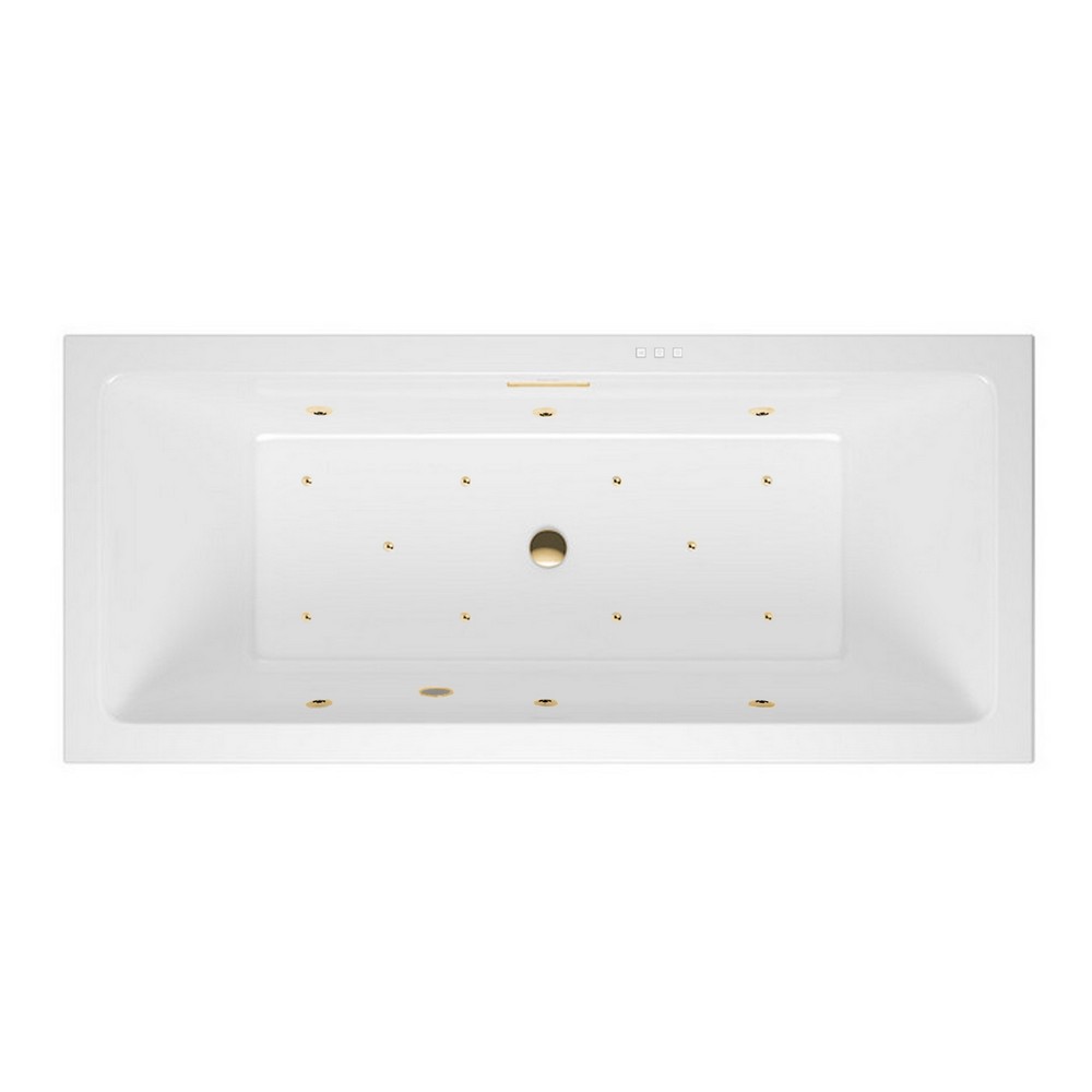 картинка Ванна EXCELLENT Heaven Slim 160x75 RELAX золото 