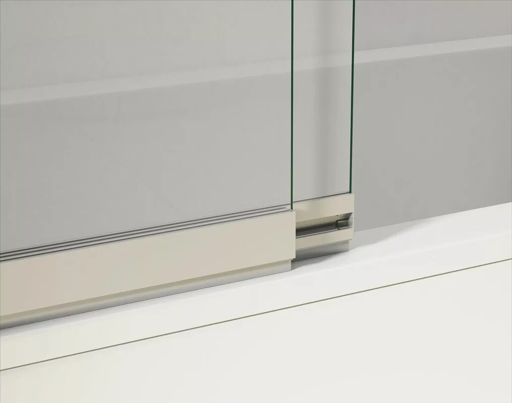 картинка Душевая шторка на ванну Vincea VSB-1E100CL, 1000*1450, хром, стекло прозрачное 