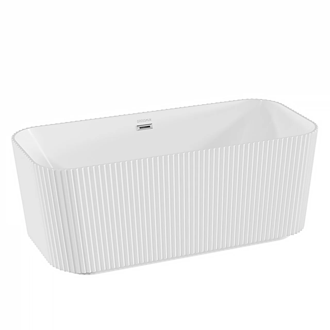 картинка Ванна отдельностоящая Grossman Cristal GR-2028F 75х170х58 рифленая 