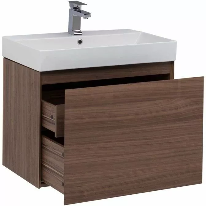 фото Тумба с раковиной Aquanet Нью-Йорк 70 орех арт. 00213935 