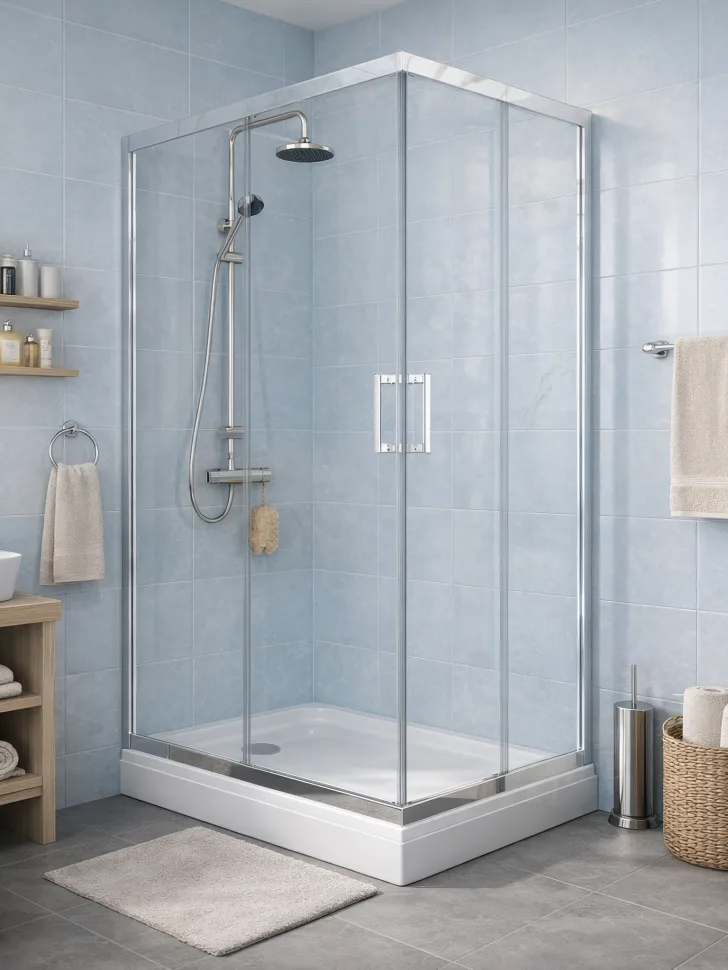 фото Душевое ограждение Triton Фикс-Хром 120х90 прямоугольное 