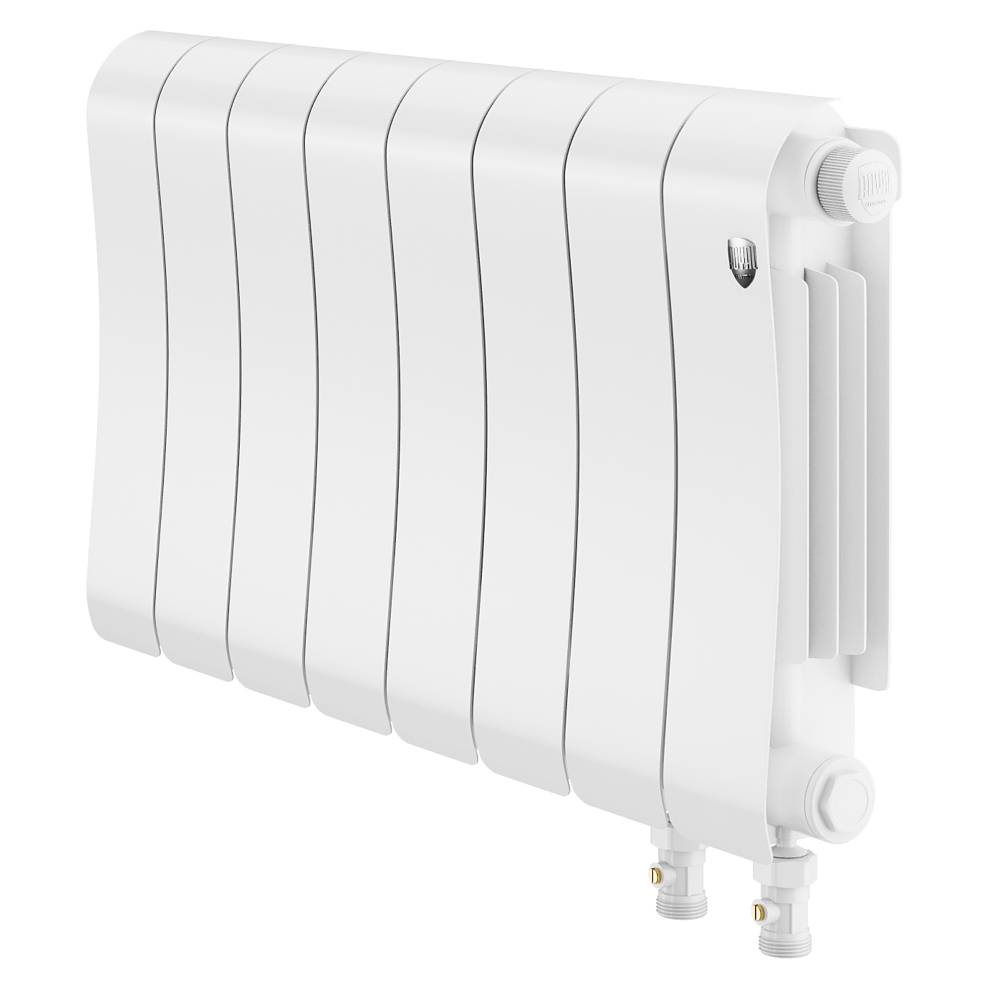 картинка Радиатор биметаллический Royal Thermo Infinity 300 Bianco Traffico VR80 8 секций 