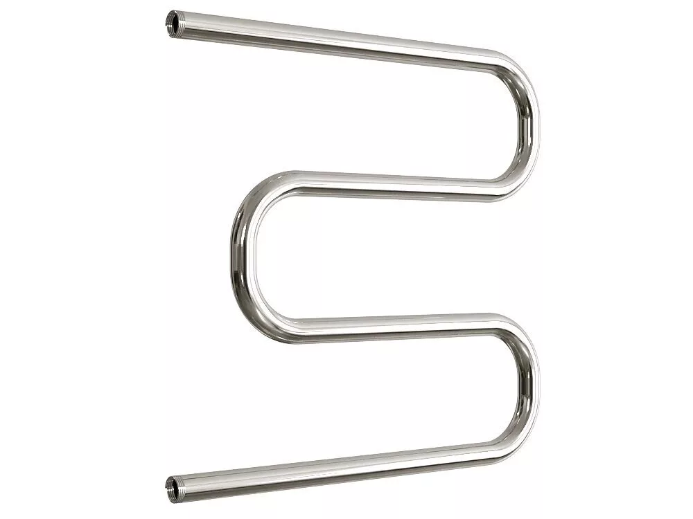 картинка Полотенцесушитель Двин M 60/60 1" Без полки Водяной К0, Полированный (4627086011285) 