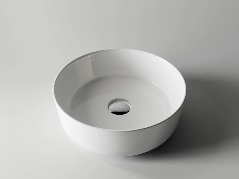 картинка Накладная раковина Ceramicanova Element CN5001 цвет белый 36х36 см 