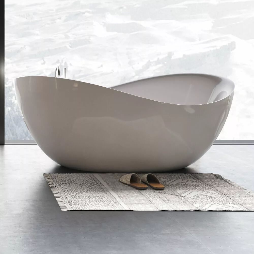 картинка Акриловая ванна Black&White Swan SB220 