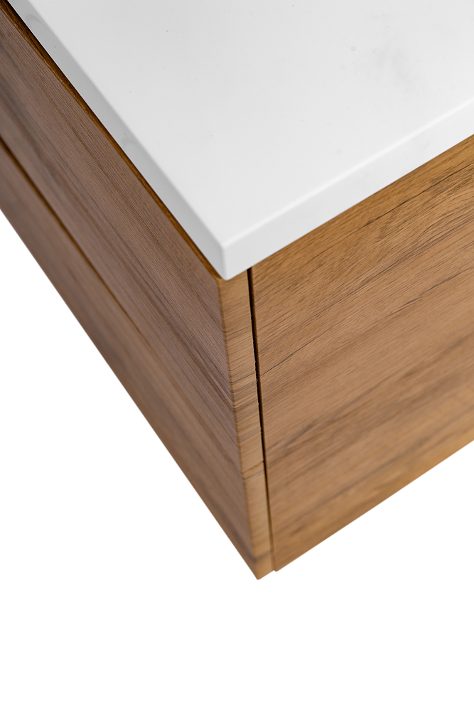 фото Тумба с раковиной подвесная BelBagno MARINO 120 Rovere Nature, раковина белая 