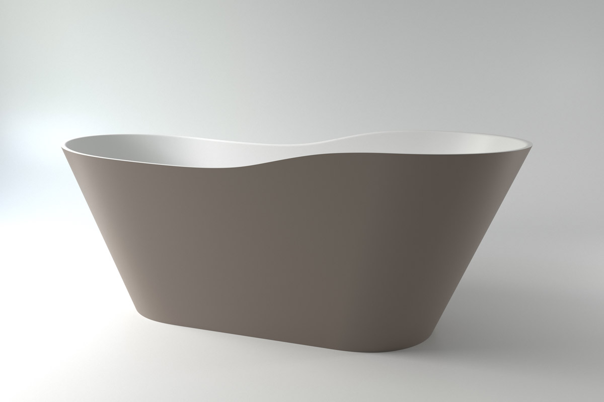 картинка Ванна HOLBI AFRODITA Soft Rock Duo 161x68 см 