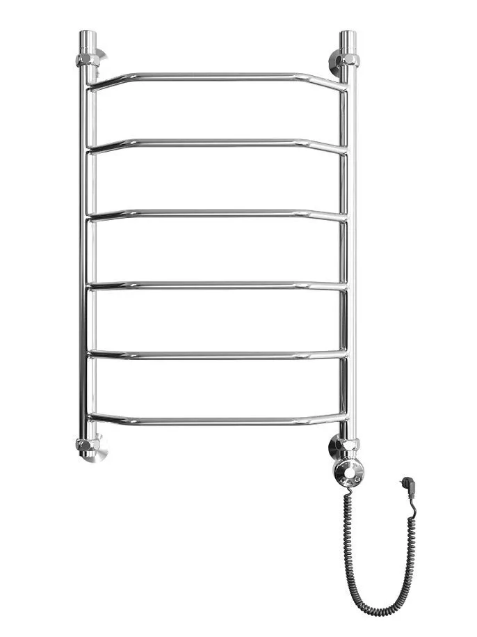 картинка Полотенцесушитель Двин E electro 80/50 1"-1/2" Электрический ТЭН справа К эл, Полированный (4627085910299) 