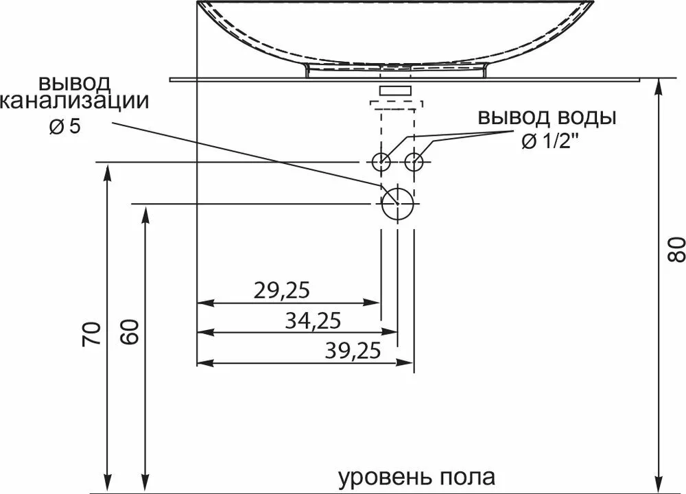 картинка Раковина Цвет и Стиль Потанцуем 69 