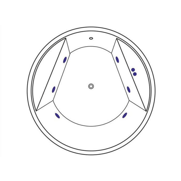 картинка Ванна EXCELLENT Great Arc 160 SOFT хром 