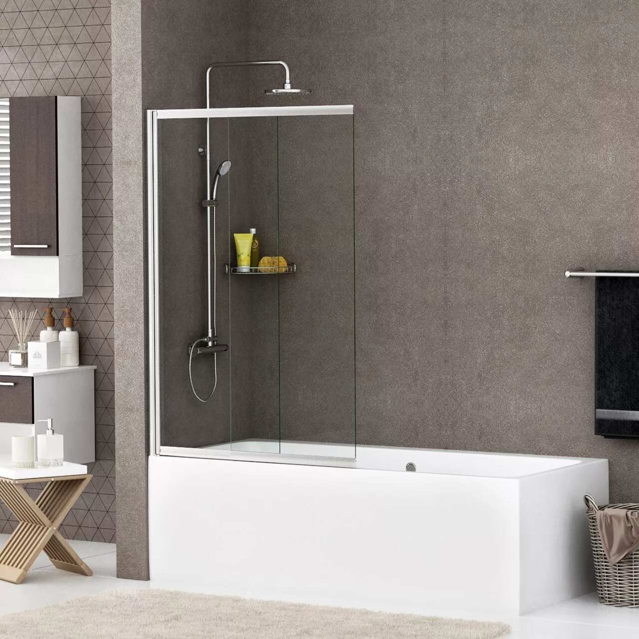 картинка Стеклянная шторка для душа WasserKRAFT Main 41S02-80 