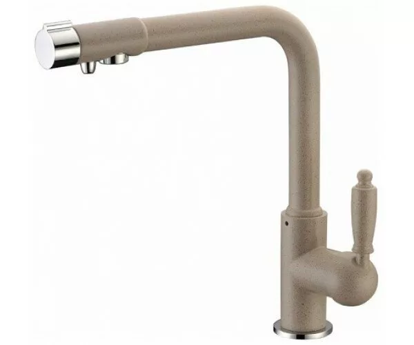 картинка Смеситель для кухонной мойки ZORG Sanitary ZR 320 YF-33 СЕРЫЙ БЕЖ 