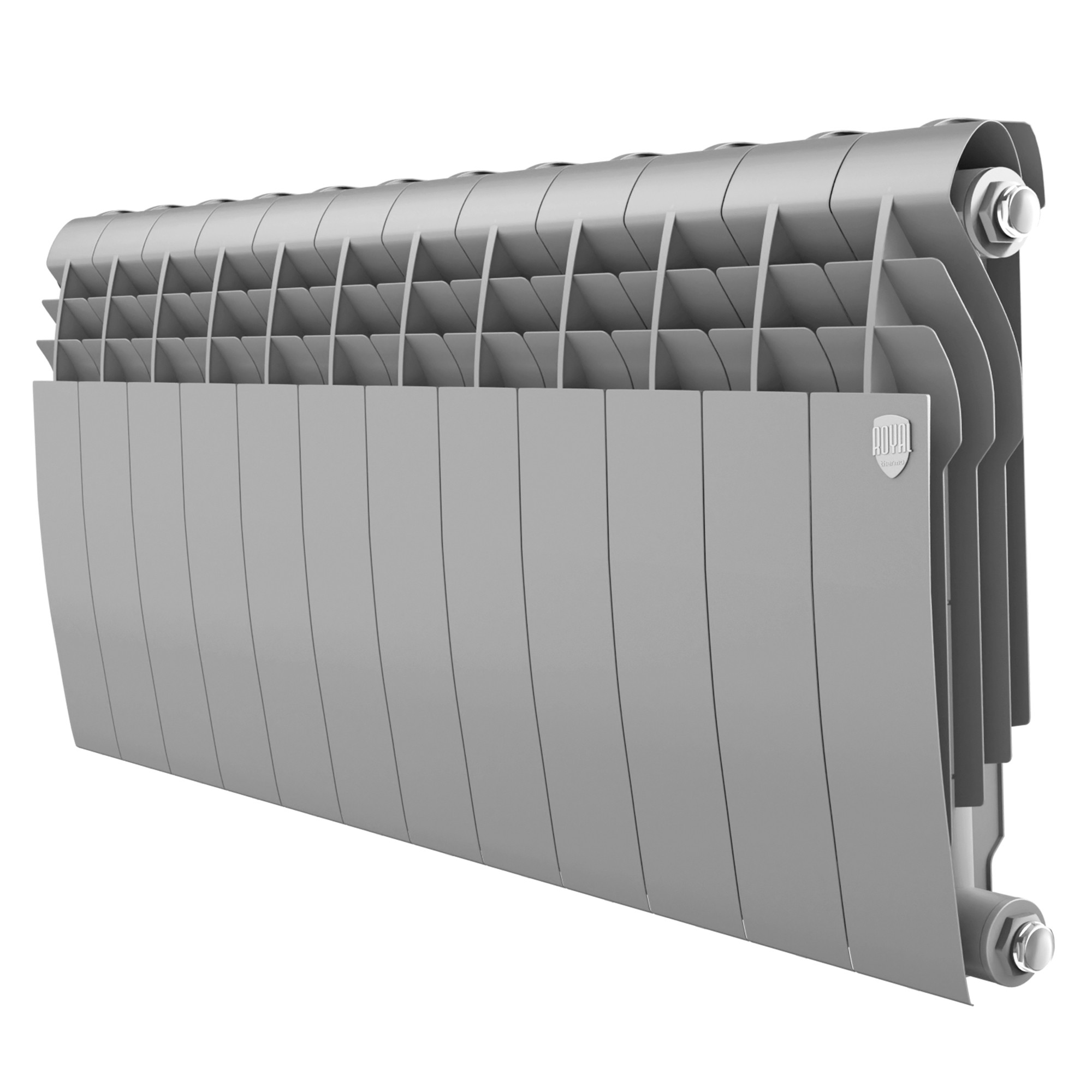 картинка Радиатор биметаллический Royal Thermo BILINER B 350 Серебристый 12 секции 