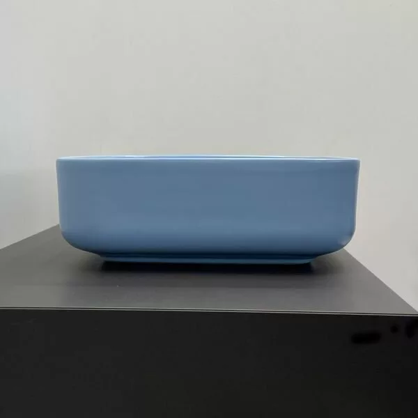картинка Накладная раковина Comforty T-Y9378ML голубая матовая 