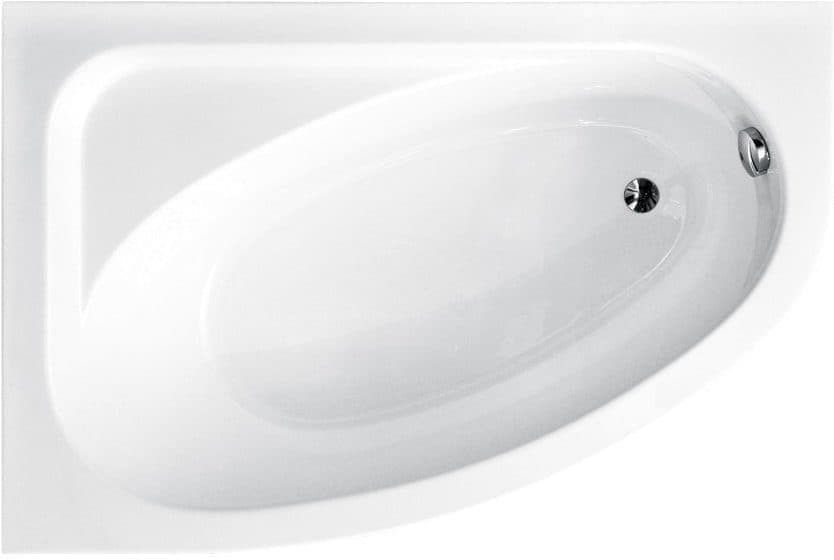 картинка Акриловая ванна Besco Cornea 140x80 L с ножками Stel 