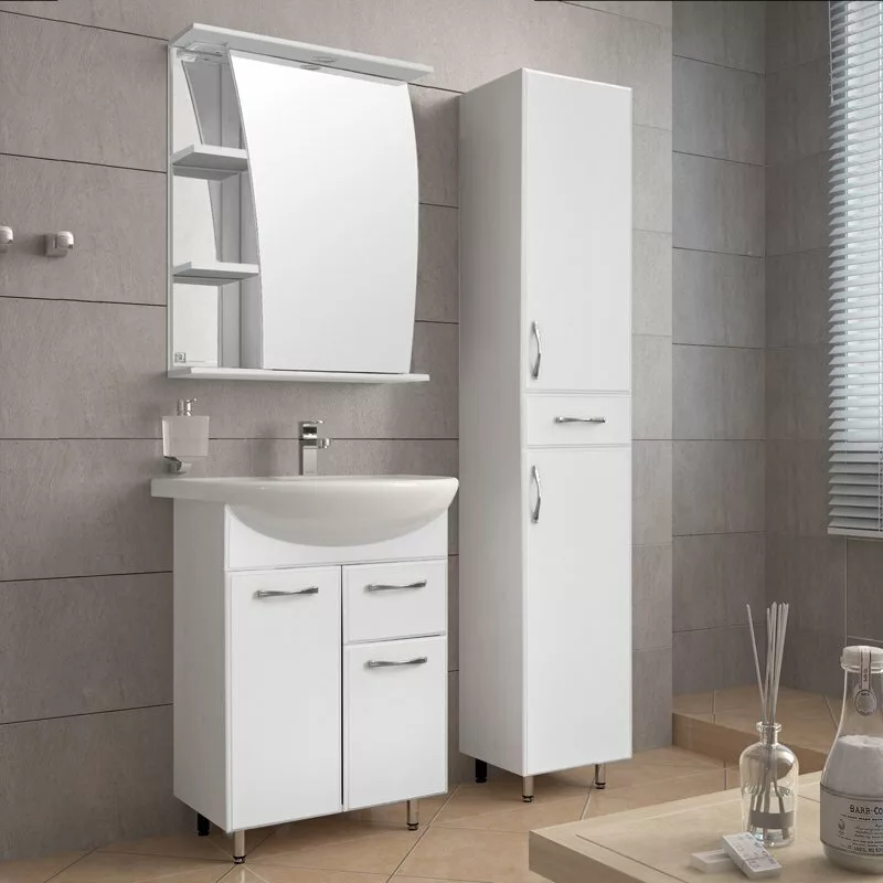 фото Шкаф-пенал Style Line Эко Стандарт 36 белый ЛС-00000112 