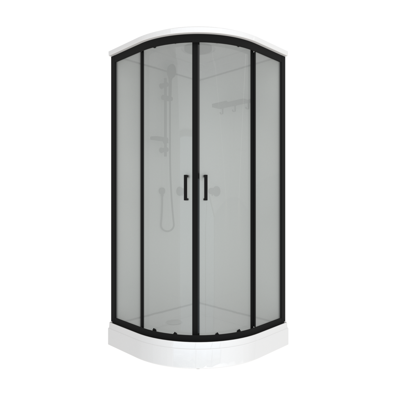 картинка Душевая кабина Triton Прайм-Блэк-Вельвет 90 А 