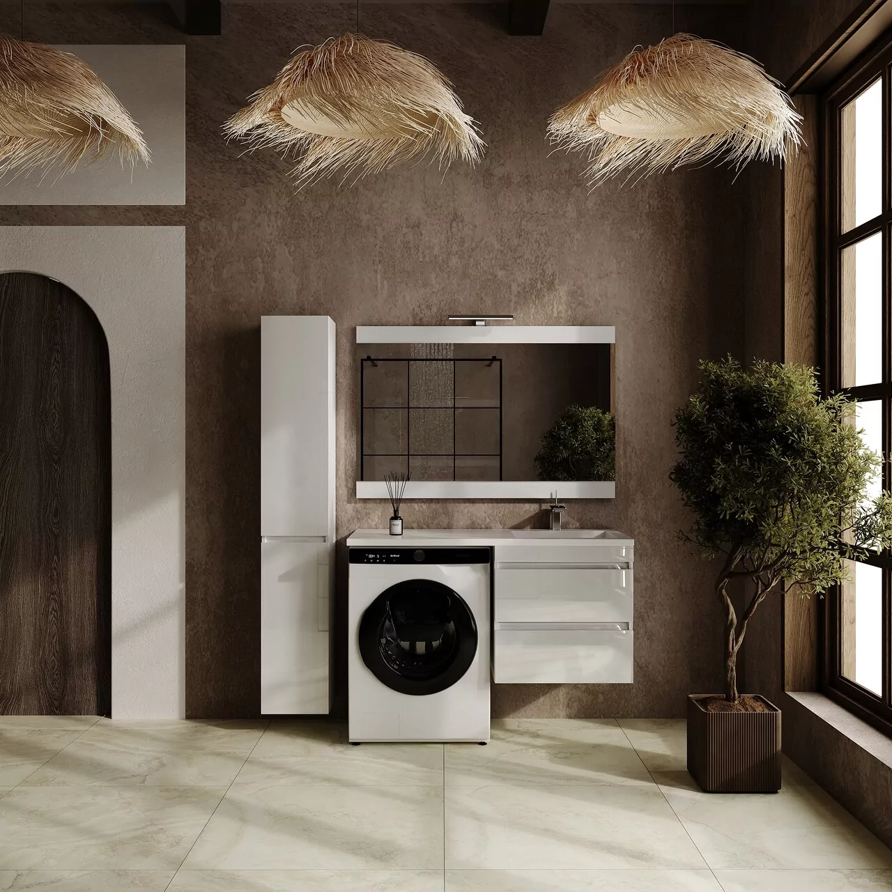 картинка Умывальник Style Line Estetus Леон 1200х549 правый 
