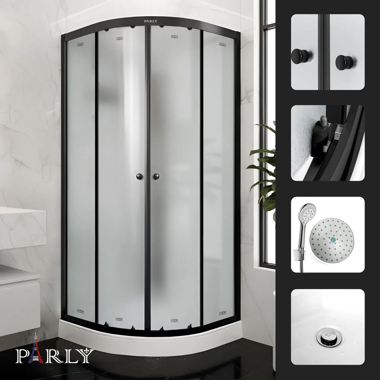 картинка Кабина душевая PARLY BETT B831 80х80х210 