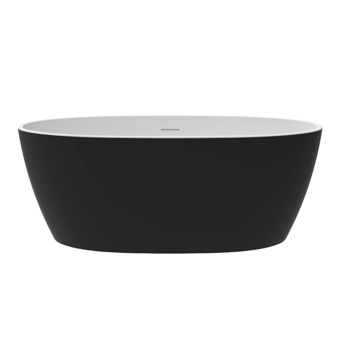 картинка Ванна отдельностоящая акриловая Delice Rondo 170х76 черная матовая DLR440104Bk 