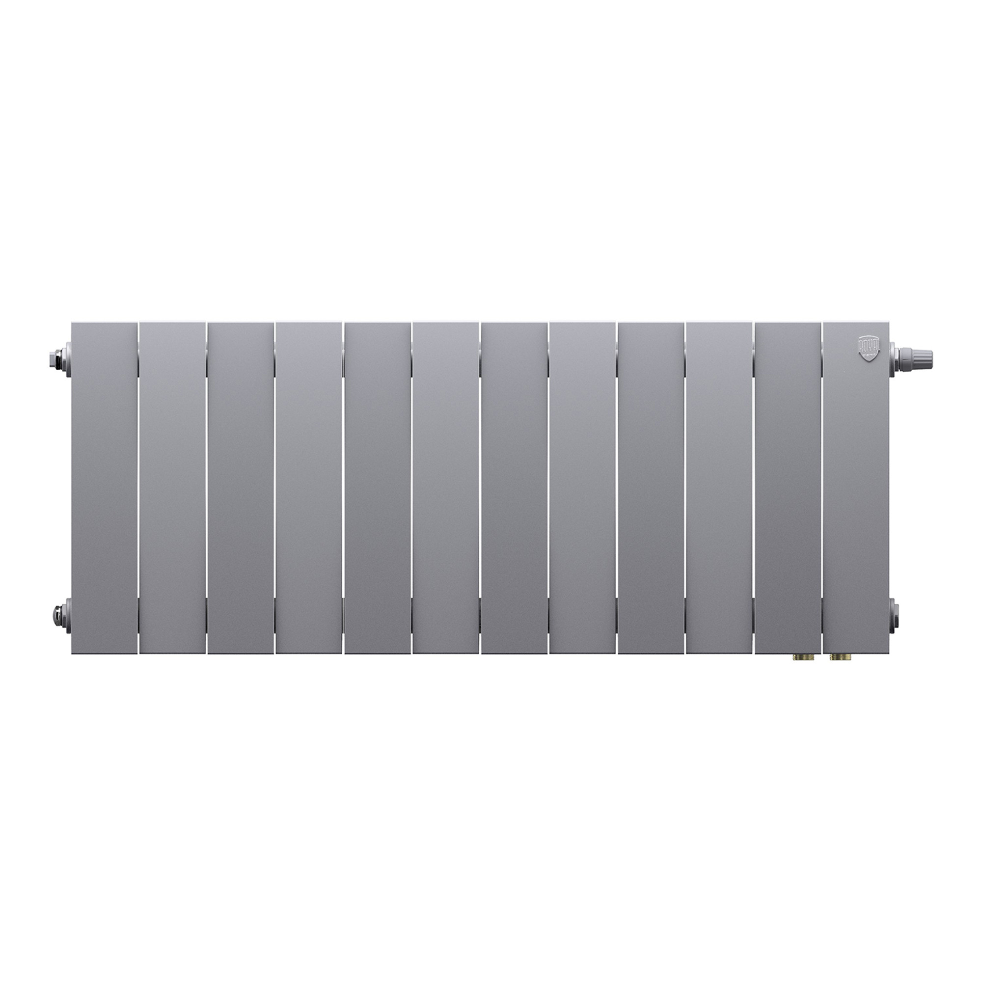 картинка Радиатор биметаллический Royal Thermo PianoForte 300 Серебристый VR80 12 секции 