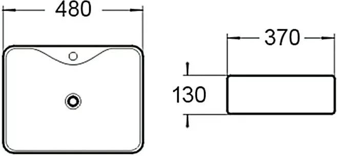 картинка Раковина керамическая SantiLine SL-1011 
