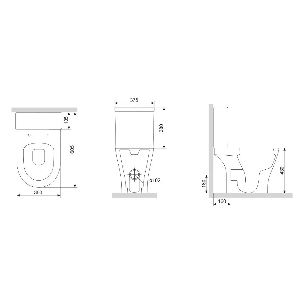 картинка Унитаз-компакт безободковый Am.Pm Sirius DX86C8600SC с сиденьем микролифт 