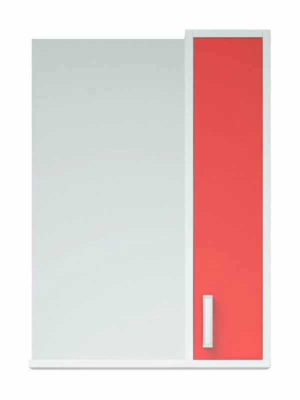 фото Зеркало-шкаф Corozo Колор 50 красное 