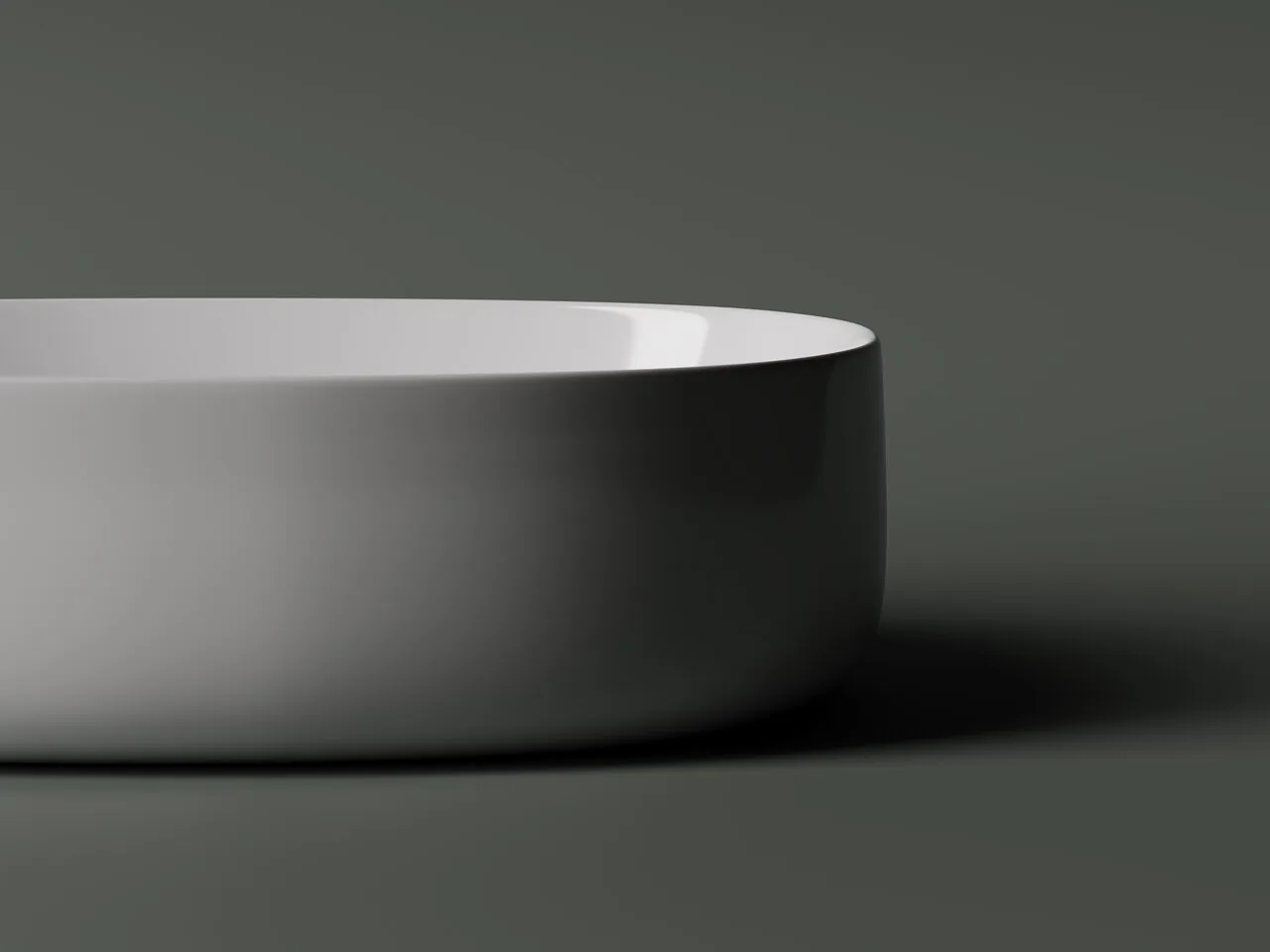 картинка Накладная раковина Ceramicanova Element CN5023 цвет белый 54х35 см 