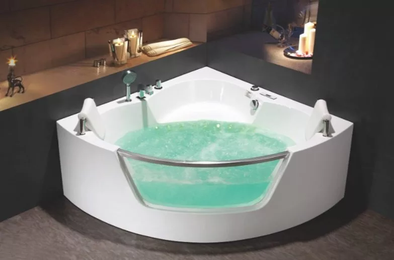 картинка Гидромассажная ванна Frank F164 угловая 