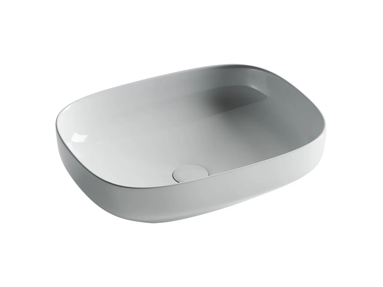 картинка Накладная раковина Ceramicanova Element CN5031 цвет белый 50х38 см 