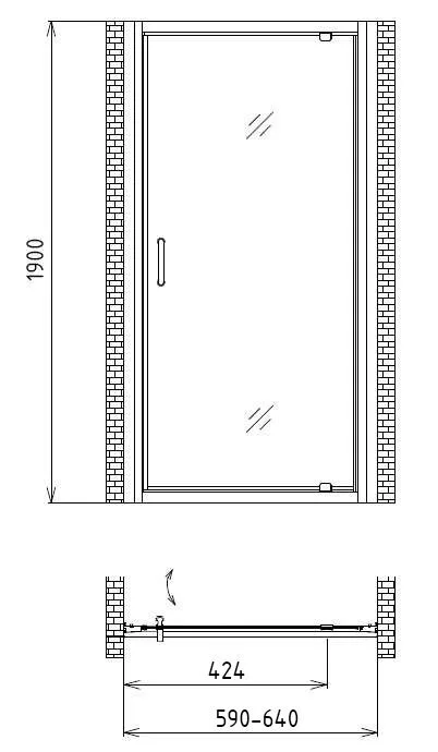 картинка Душевая дверь Gemy Sunny Bay S28120 