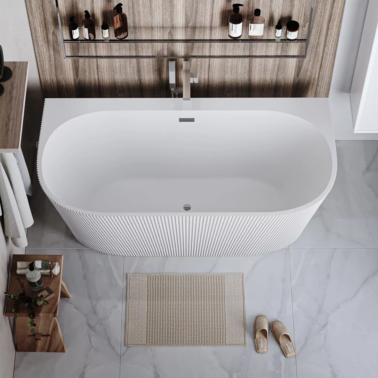 картинка Ванна отдельностоящая Grossman GR-17071M Cristal 170x80x58 
