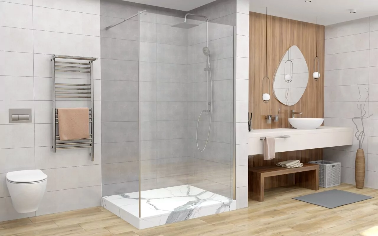 фото Душевая перегородка DTO MC 110 Chrome 