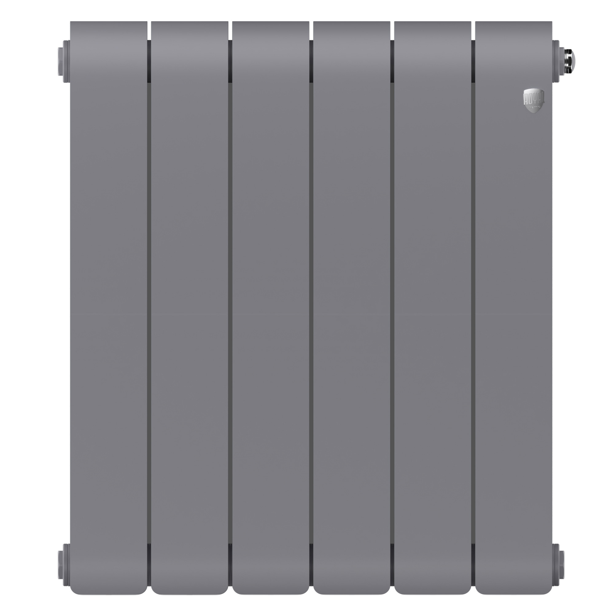 картинка Радиатор биметаллический Royal Thermo Infinity 500 Silver Satin 6 секций 